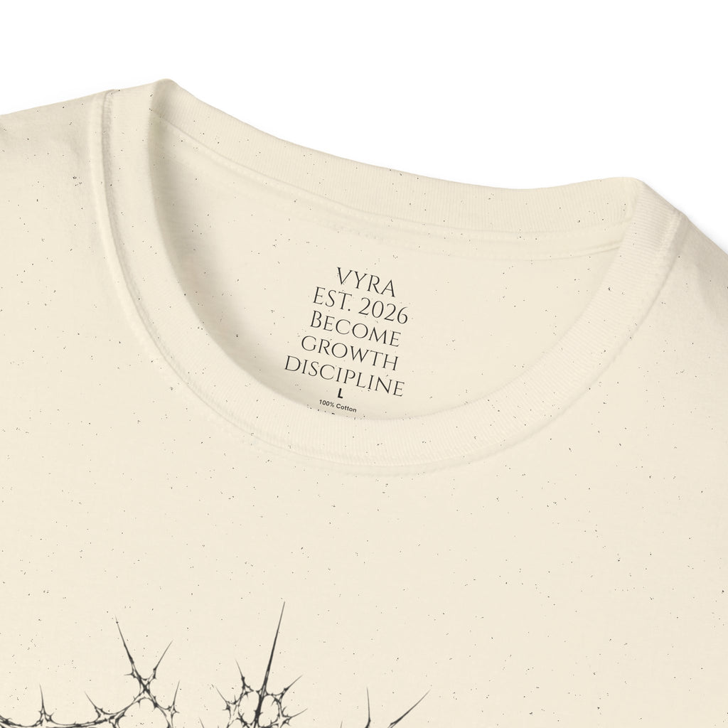 Metalcore Band T-Shirt — Spiky Logo "VYRA" Graphic Tee