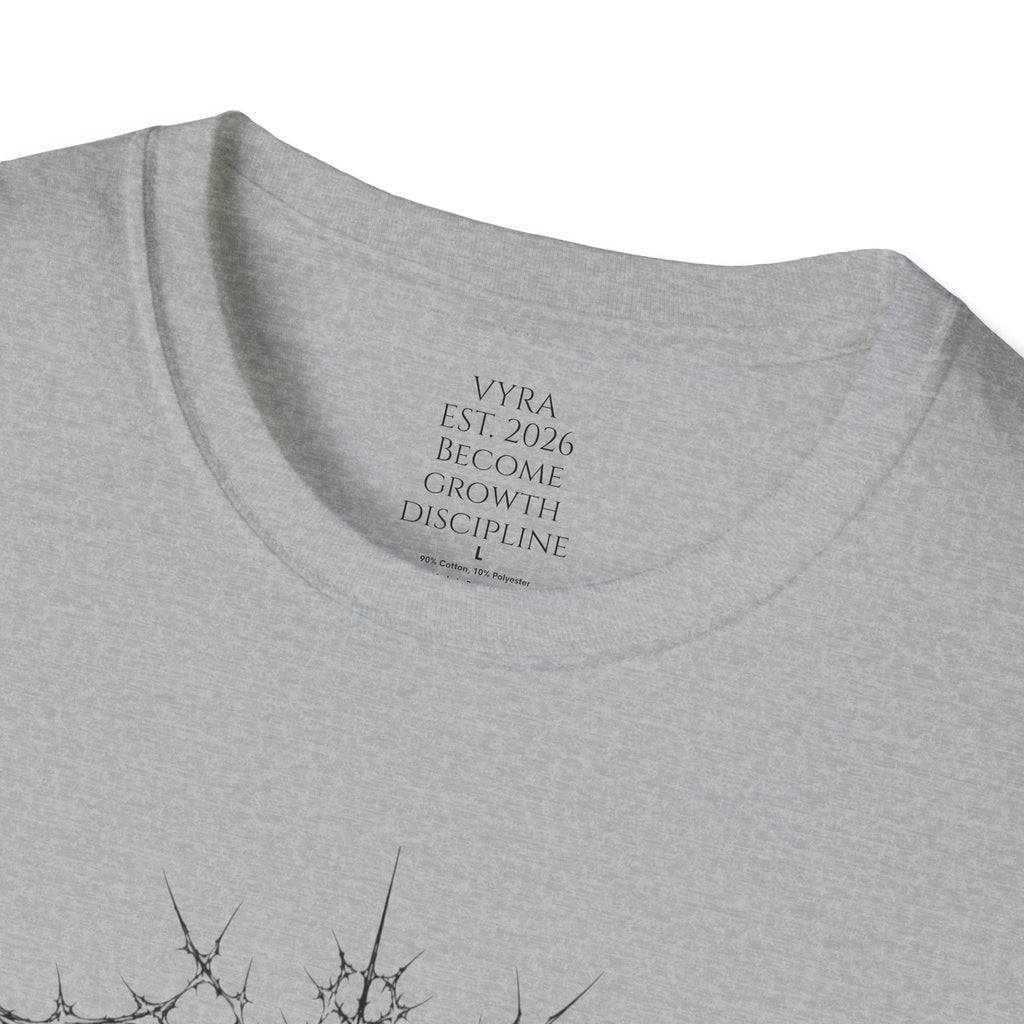 Metalcore Band T-Shirt — Spiky Logo "VYRA" Graphic Tee