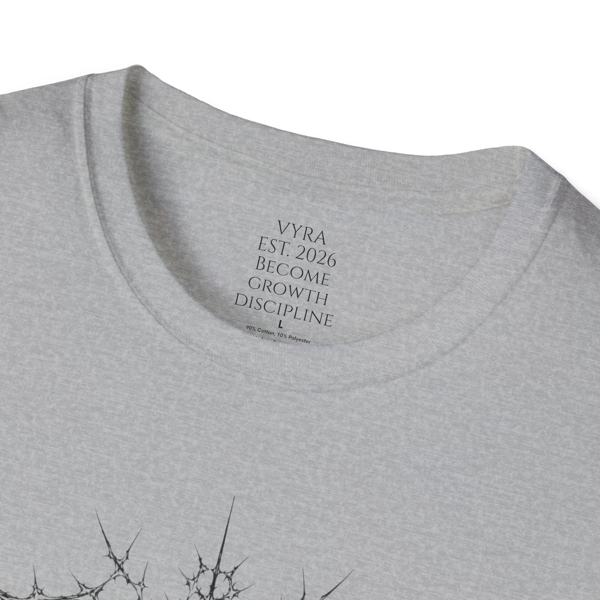 Metalcore Band T-Shirt — Spiky Logo "VYRA" Graphic Tee