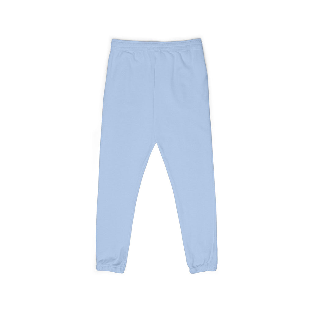 Minimal Logo Sweatpants — Garment-Dyed Fleece Joggers