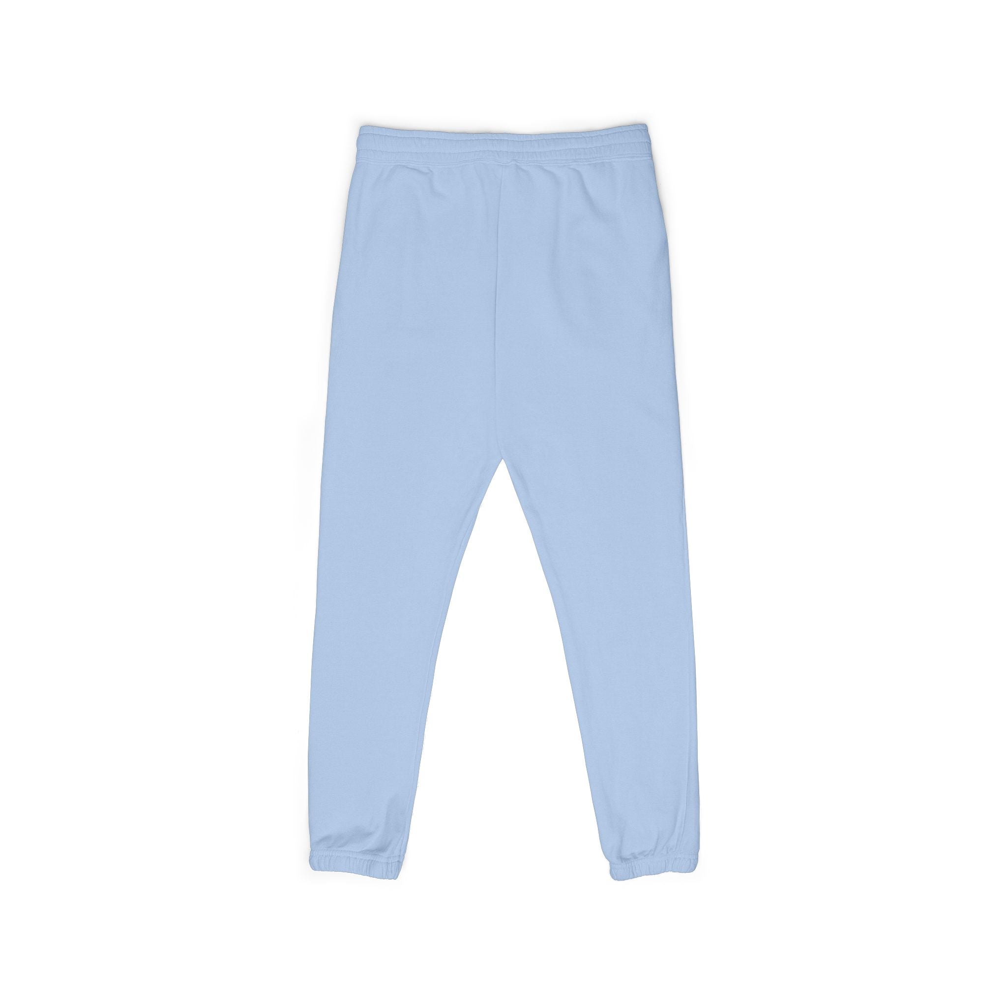 Minimal Logo Sweatpants — Garment-Dyed Fleece Joggers