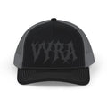 Vyra Trucker Hat — Gothic Logo Snapback Cap