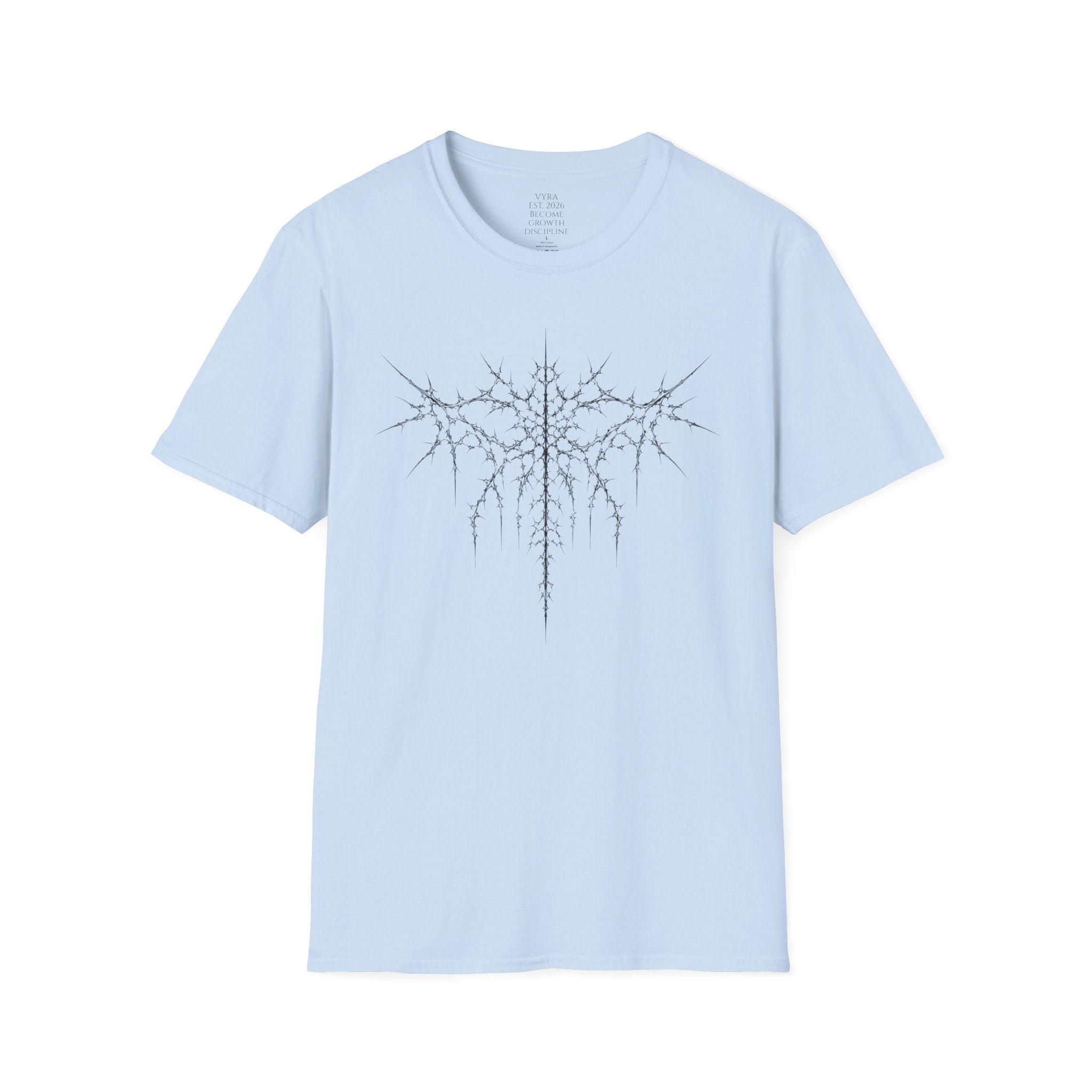 Metalcore Band T-Shirt — Spiky Logo "VYRA" Graphic Tee