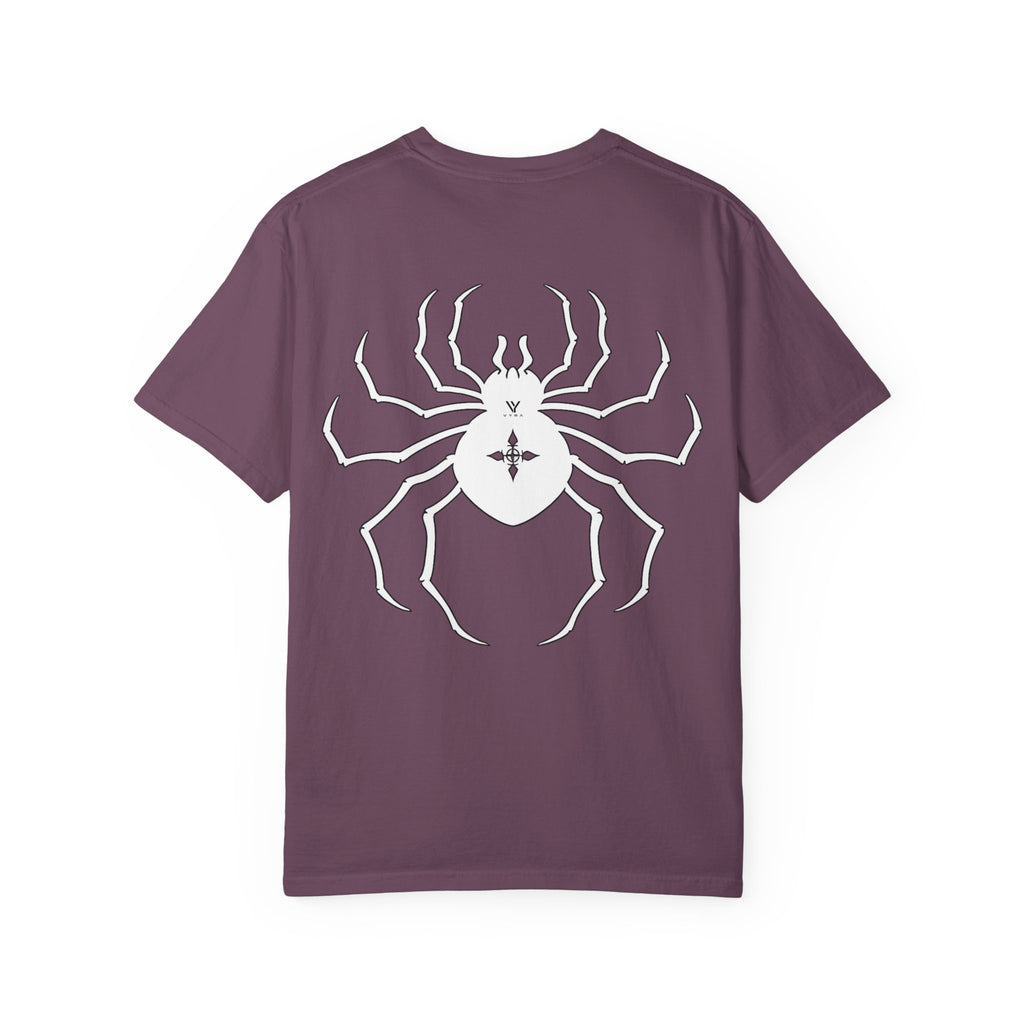 VYRA Garment dyed T Shirt with Spider inspired by HunterXHunter