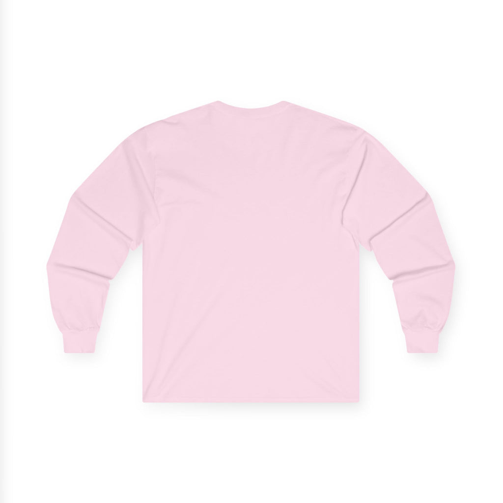 Minimal Logo Long Sleeve Tee — Soft Cotton Sweatshirt-Inspired Comfort