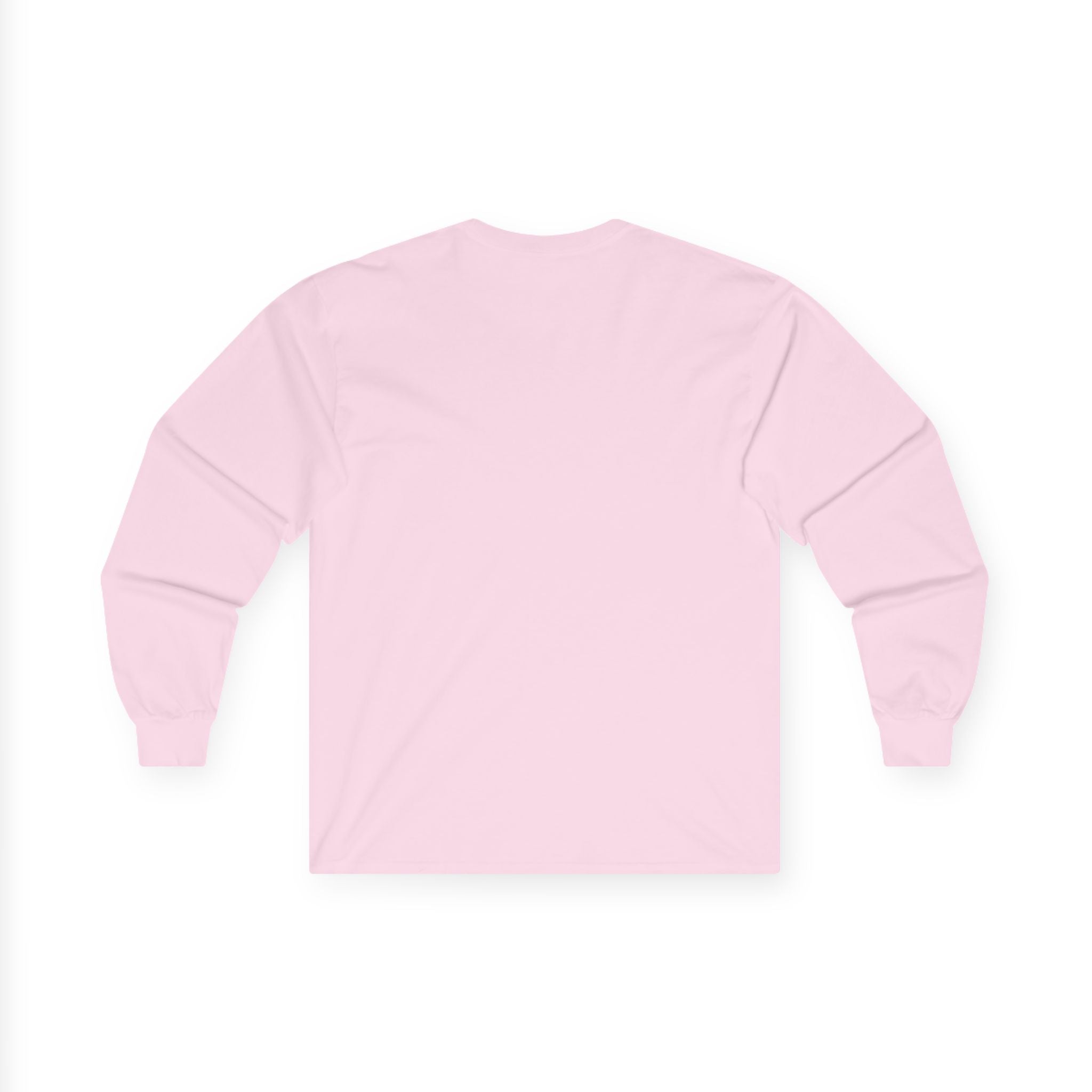 Minimal Logo Long Sleeve Tee — Soft Cotton Sweatshirt-Inspired Comfort