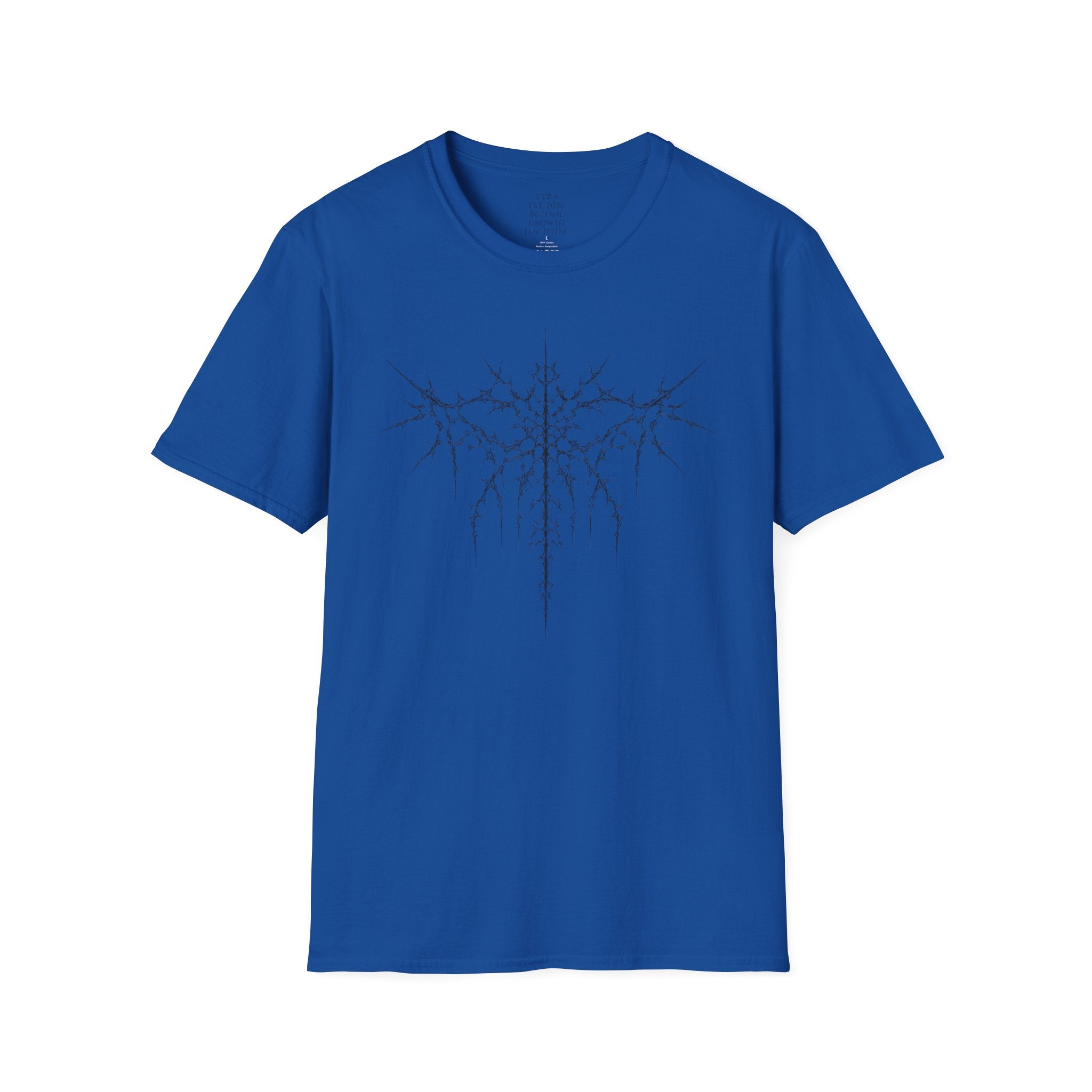 Metalcore Band T-Shirt — Spiky Logo "VYRA" Graphic Tee
