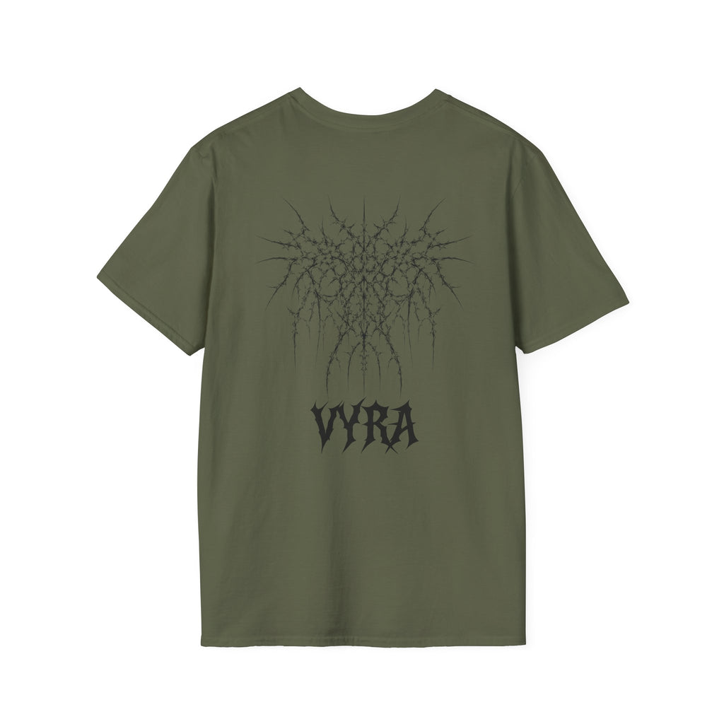 Metalcore Band T-Shirt — Spiky Logo "VYRA" Graphic Tee