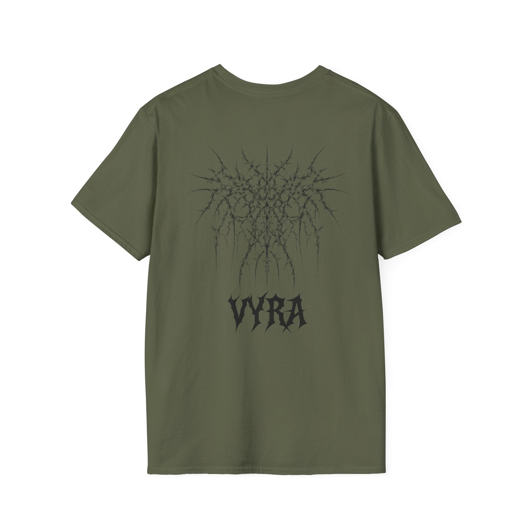 Metalcore Band T-Shirt — Spiky Logo "VYRA" Graphic Tee